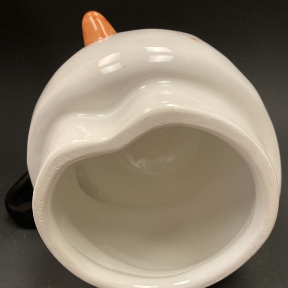 Sakura Debbie Mumm Christmas Cookie Jar Canister Snowman w/Baseball Cap & Broom - Picture 9 of 14